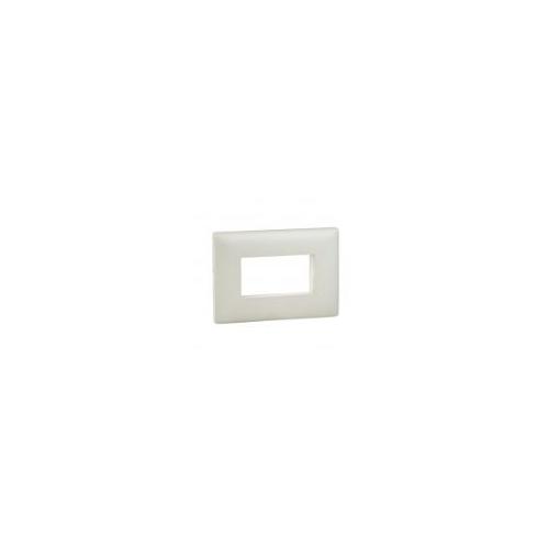 Legrand Mylinc 3M Pearl White Cover Plate, 6763 62